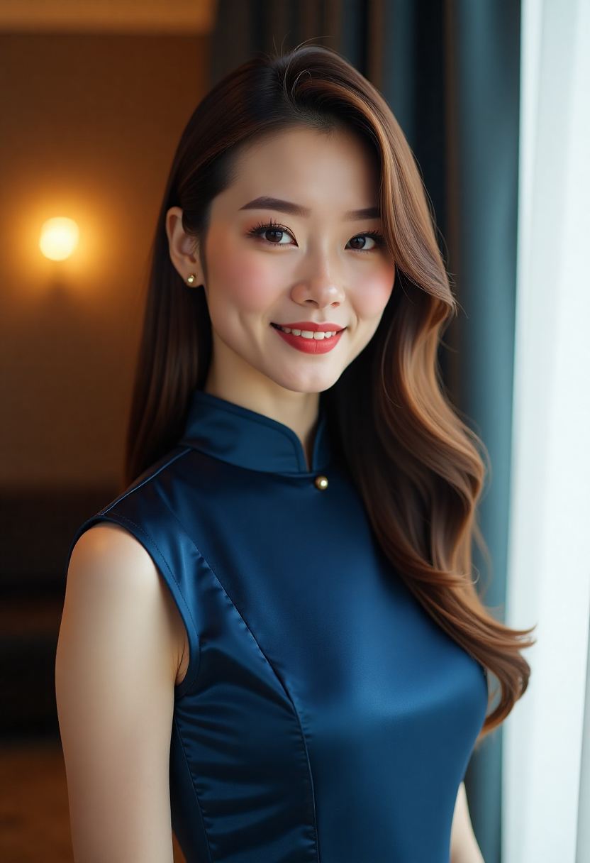 黄昏时分的雾港海岸